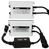 Safego Ac 55W 12V HID Slim Digital Ballast Replacement Universal for 9005 H1 9006 H11 H3 H4 HID Conversion Kit Pair (Pack of 2) BLA1255-70BW-2