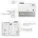 Wireless Bluetooth LED HD Android Projector 4400 Lumens LCD WXGA Bluetooth Wifi Airplay HDMI Home Theater Proyectors 1080P Speakers Zoom for Indoor Outdoor Movies Game TV USB DVD Smartphone Xbox iPadthumb 1