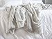 Chanasya Faux Fur Bed Blanket | Super Soft Fuzzy Light Weight Luxurious Cozy Warm Fluffy Plush Hypoallergenic Throw Blanket for Bed Couch Chair Fall Winter Spring Living Room (Queen)- White