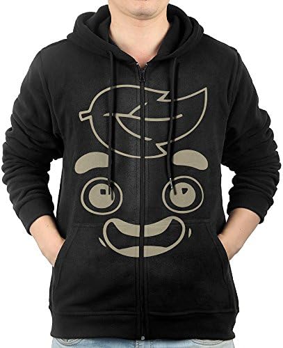 ADKKSI Casual Mens Funny Guava Juice Full-Zip Sweatshirt Hoodie Jacket Small