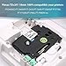 Fimax Compatible for Brother P Touch TZe-241 TZe241 Label Tape 18mm 0.7 Laminated White TZ-241 Tape for Brother Ptouch PTD400 PTD600 PT2030 PT1880 PT1890 PTP700 Label Maker, Black on White, 6 Pack