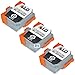 LD © Canon Compatible Set of 3 BCI10Bk (BCI10) Black Inkjet Cartridges
