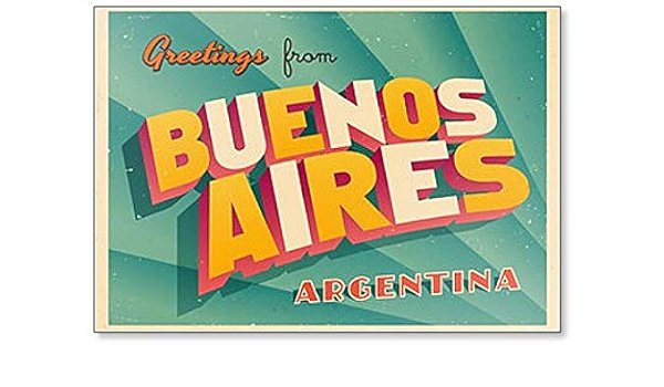 Imán para nevera con diseño de Buenos Aires, Argentina