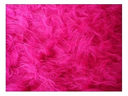 Amazon Com Fabrics City Pink Teddy Long Hair Fur Fabric Faux Fur