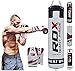 RDX Punching Bag UNFILLED Set Kick Boxing Heavy MMA Training with Gloves Punching Mitts Hanging Chain Muay Thai Martial Arts 4FT 5FT