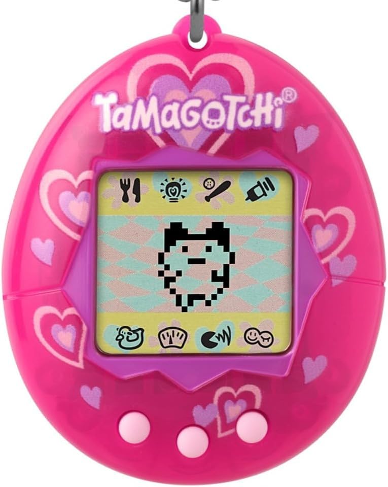 Tamagotchi Original Lots of Love Shell Pink Virtual Pet Mini Tamagotchi