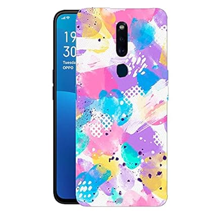 Raiba Compatible for Oppo F11 Pro Colourful Pattern Mobile Phone Back