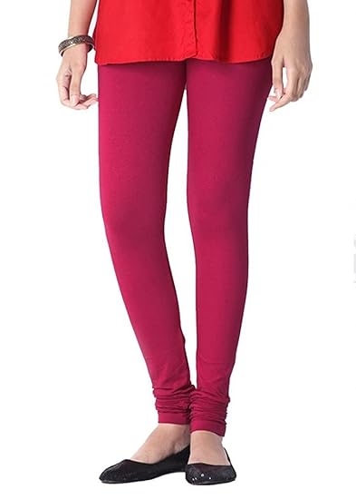 Women's Cotton Chudidar Leggings (Pink)