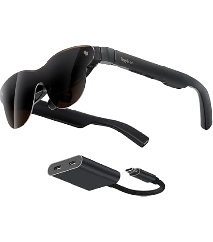 Amazon.com: RayNeo Air 3s Pro Glasses & USB-C Adapter Bundle - 201