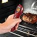Polder Safe Serve Instant Read Thermometer with Torch, Red