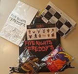 Five Nights At Freddy's Theme Party Favors Pack for 10 Guests Birthday Wristbands Balloons Bags Stickers