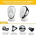 Stop Snoring Chin Strap with 4 Set Nasal Dilators, Effective Snoring Solution Anti Snoring Nose Vent Snore Reduction Snore Relief Mouth Breathers Sleep Aid Devices Snore Stopper For Men Women Kids