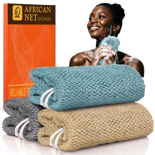 UJFQBH African Net Sponge Authenti