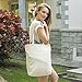 KELZ KIDZ Heavy Duty Large Canvas Tote Bags (25 Pack) with Bottom Gusset for Crafts, Shopping, Groceries, and More! (15x14x4 Inches) (25 Pack, Natural)