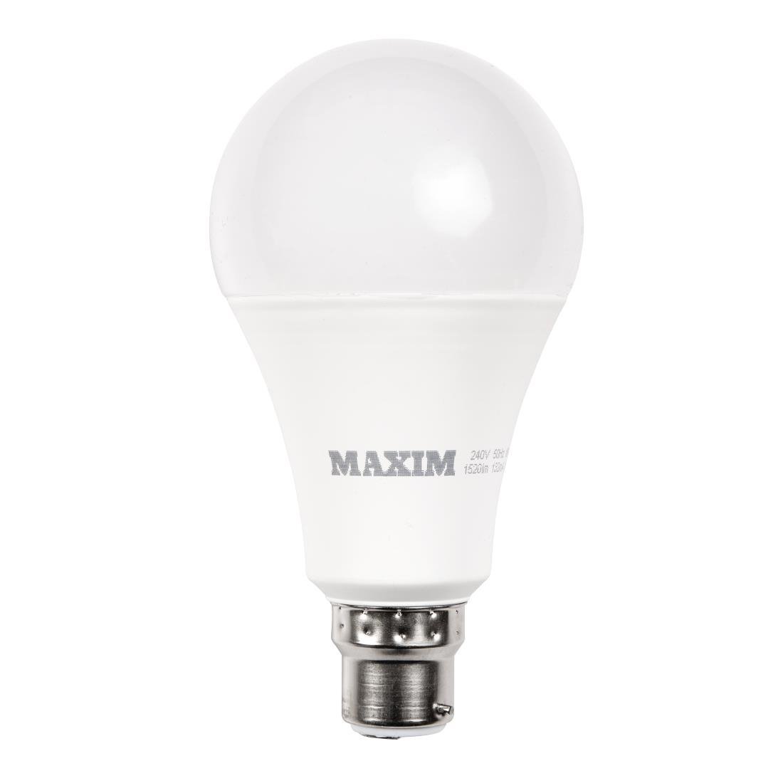 Maxim LED GLS Bayonet Cap (Cool White) - 10watt (60watt) (Pack 10) 60MLGBCCW5X10