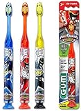 Gum Power Rangers Timer Light Toothbrush - Soft (3 Pack)