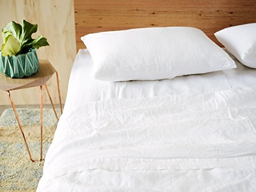 Lausonhouse Luxurious 100% Pure French Linen Sheet Set - King