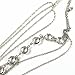 Glamaker Women's Sexy Halter Body Chain Jewelry Bikini Bra Necklace Silver