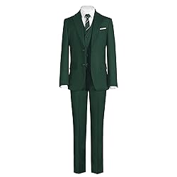 Marvelous World Boys Suits Green Slim Fit Size 5