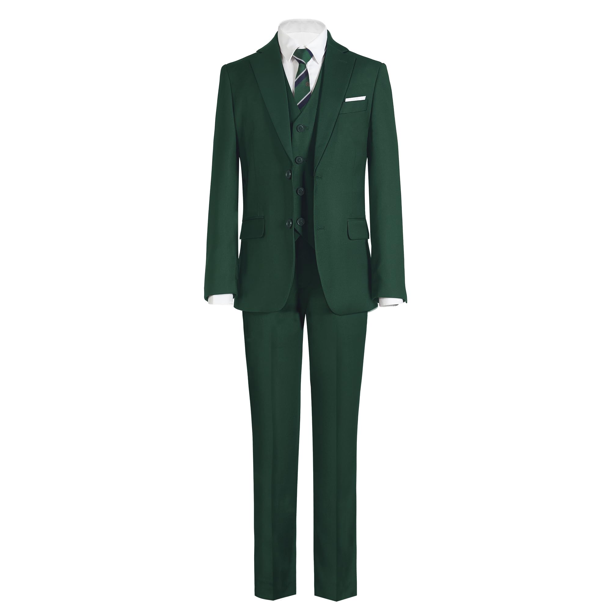 Marvelous World Boys Suits Green Slim Fit Size 5
