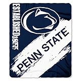The Northwest Company NCAA Penn State Nittany Lions Painted Printed Fleece Throw Blanket, 50