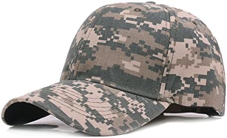 Growing Wild Mens Salute to Service Mosaic Camo Trucker Hat Veteran Baseball Cap, Green, One Size