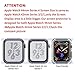 [8 Pack] AnoKe for Apple Watch iWatch 44mm/42mm Screen Protector (Series 4 /Series 3/2/1), [Not Glass] Liquid Skin [Max Coverage] Curved Edge Case Band Friendly Lifetime Replacement Warranty