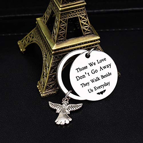 4 Memorial+Keychain+Gift+Jewelry+Those+Angel+Keyring