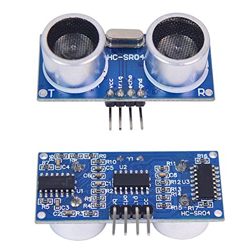 Xiao R Geek 2pcs Ultrasonic Module HC-SR04 Distance Sensor with 2pcs Mounting bracket for Arduino Uno R3 Mega 2560 Nano Raspberry Pi 3 Smart Robotics Projects