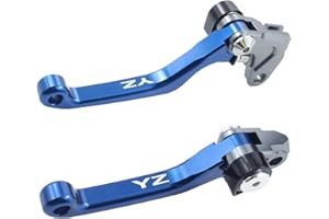 GWH Motorcycle Foldable Brake Clutch Lever Handle CNC Aluminum for YZ80 YZ85 YZ 85 80 2001-2014 TTR230 TTR 230 2005-2022 Dirt Pit Bike Motocross