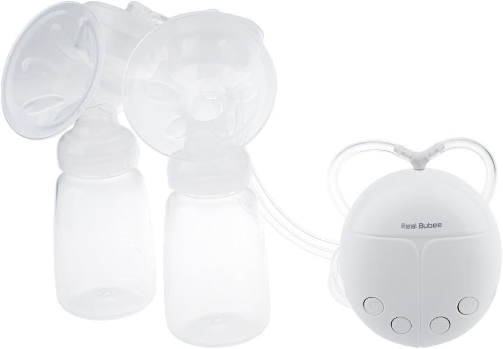 Kidshome Double Electric Breast Pump BPA Free Hands Free USB Charging Breast Pump No Cold Heat Pad and Nipple
