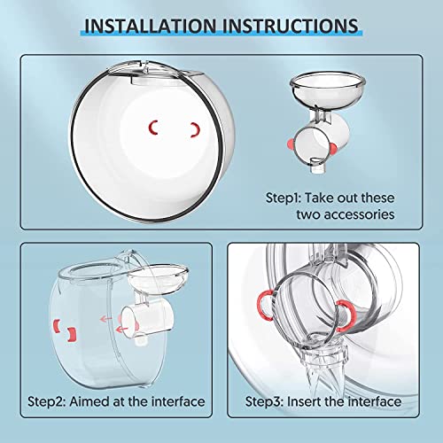 Bellababy Wearable Breast Pumps Hands Free,Low Noise and Pain Free