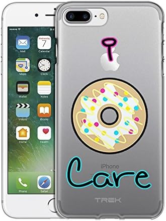 Apple iPhone 7 Plus Case, Slim Fit Snap On Cover by Trek I Donut Care Clear Case for iPhone 7 Plus