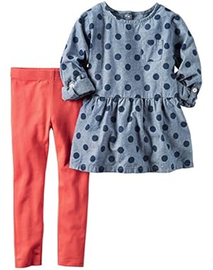 Baby Girls 2 Pc Playwear Sets, Print, NB