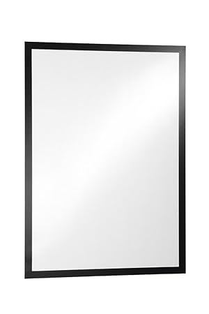 Durable 499701 Info-Rahmen Duraframe Poster (A1 selbstklebender Plakatrahmen mit Magnetverschluss) 1 Stück schwarz