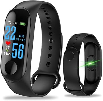 Aubess Pulsera Inteligente Fitness Tracker, M3, Pantalla táctil de ...