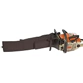 TRUE NORTH Chainsaw Bar Cover for Wildland Firefighting Leather Guard | Fits 20/24/28" saws, leather chainsaw dog guard, storage pockets, PFAS-free