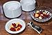 100 Heavyweight Elegant 12oz Plastic Disposable 7.5” Bowls & 100 Silver Plastic Spoons, Perfect for Salads, Desserts, Ice Cream, Soup, Catering, Weddings, Parties