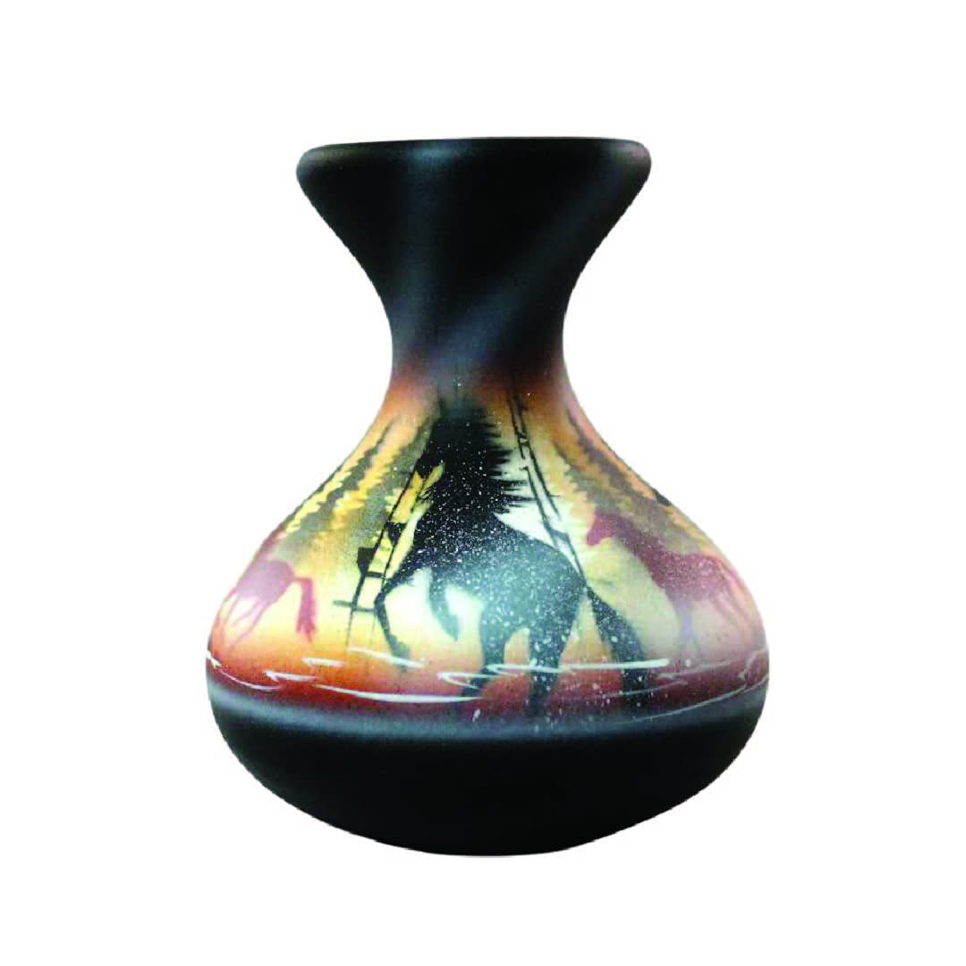 Authentic Cedar Mesa Pottery Indian Hand Painted Born