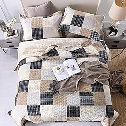 PANGUSHAN Quilts Set Queen Size,100% Cotton