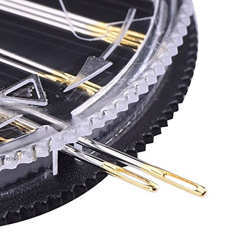 image for HONEYSEW 30-Count Assorted Hand Sewing Needles Set ,3 Packs