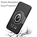 Dairnim Galaxy S8 Plus Case, Dual Layers Shockproof Impact Protection 360 Degree Rotating Ring PC and TPU Support Magnetic Car Mount Holder Case for Samsung Galaxy S8 Plus 6.2 inch, Black