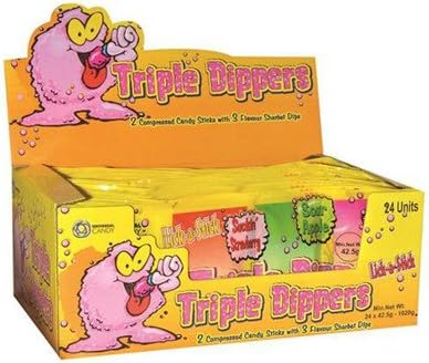 Universal Candy Triple Dippers Sherbert 42.5gm x 24