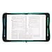 Christian Art Gifts Turquoise Faux Leather Bible Cover for Women | Everlasting Love - Jeremiah 31:3 | Zippered Bible Case Book Cover w/Handle