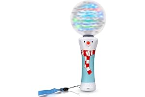 FlashingBlinkyLights Winter Wonderland Spinning Snowflake LED Light Up Wand