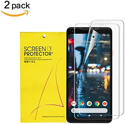 For Google Pixel 2 Screen Protector,Newgak[2 Pack] [Case Friendly] TPU Protective PET Film Screen Soft Flexible Cover [3D Curved Full Coverage][ Anti-Shatter][Anti-Scratch] for Google Pixel 2