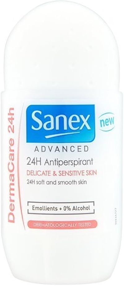 Sanex Advanced 24 Hour Anti-Perspirant Deodorant Roll On 50ml Glycerin