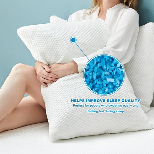 Molblly Bean Bag Filler Foam 5lbs Blue Premium Shredded Memory Foam Filling for Pillow Dog Beds