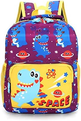 Phononey Kids School Backpack Cartoon Kindergarten Bags Children Dinosaur Bookbag for Boys and Girls
