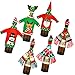 Tatuo 6 Sets Christmas Bottle Covers Ugly Sweater Wine Cover Bottle Decor for Christmas Party Table Decorations (Color Set 1)